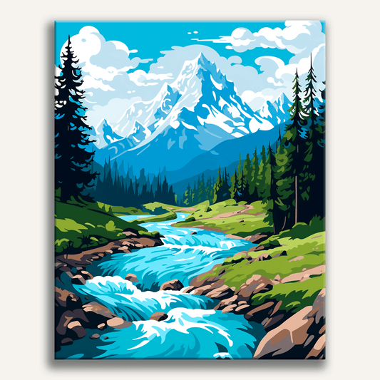 Alpine Serenity Stream