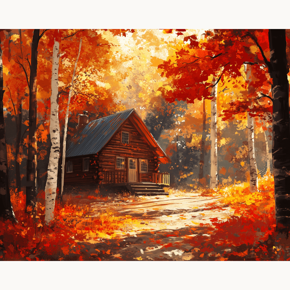 Autumn Forest Cottage