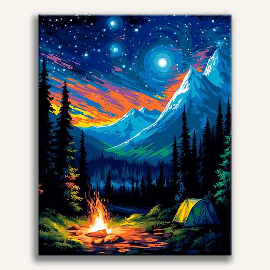 Celestial Mountainscape