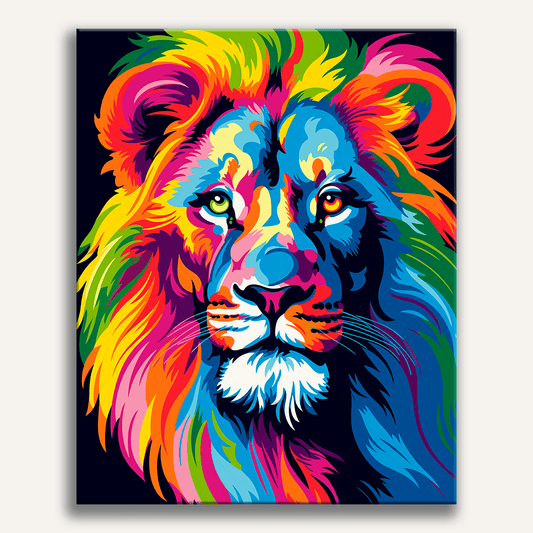 Colorful Lion