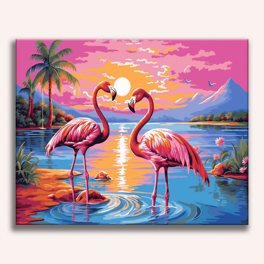 Flamingo Sunset