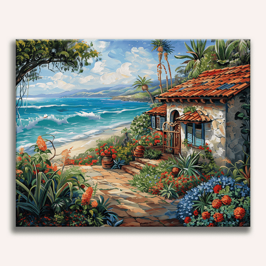 Floral Seaside Cottage