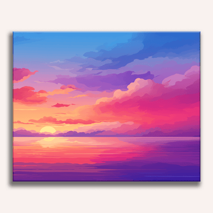 Neon Pink Sunset