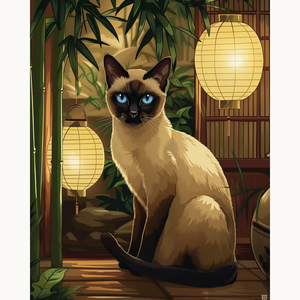 Peaceful Siamese