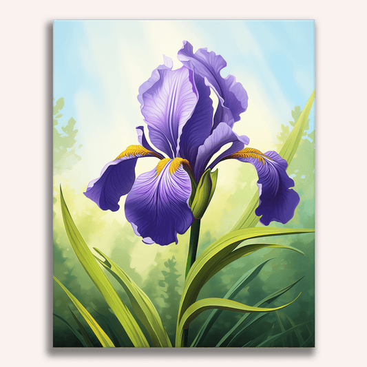 Sunlit Iris